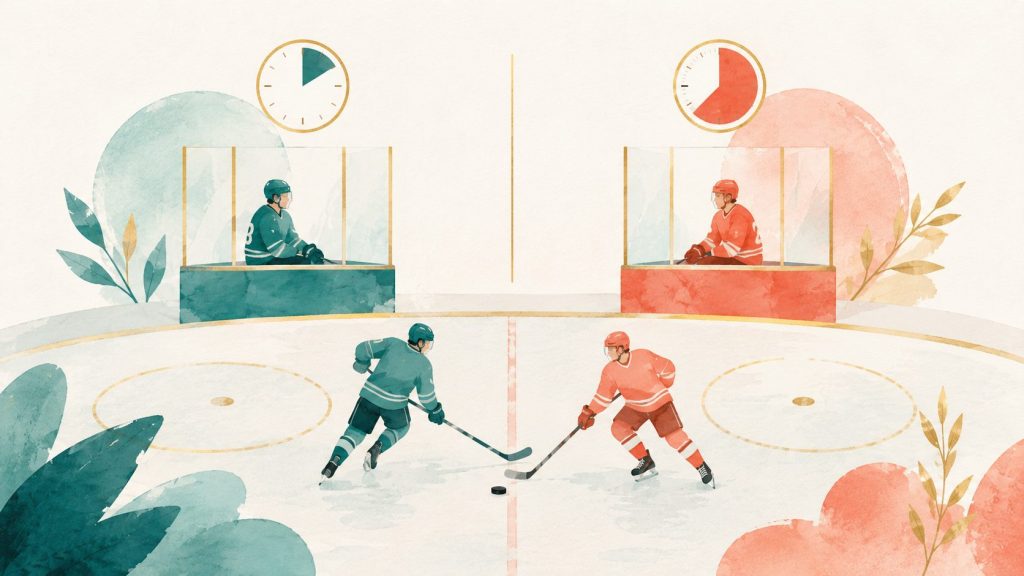 Penalización menor y mayor en hockey: diferencias para el equipo sancionado